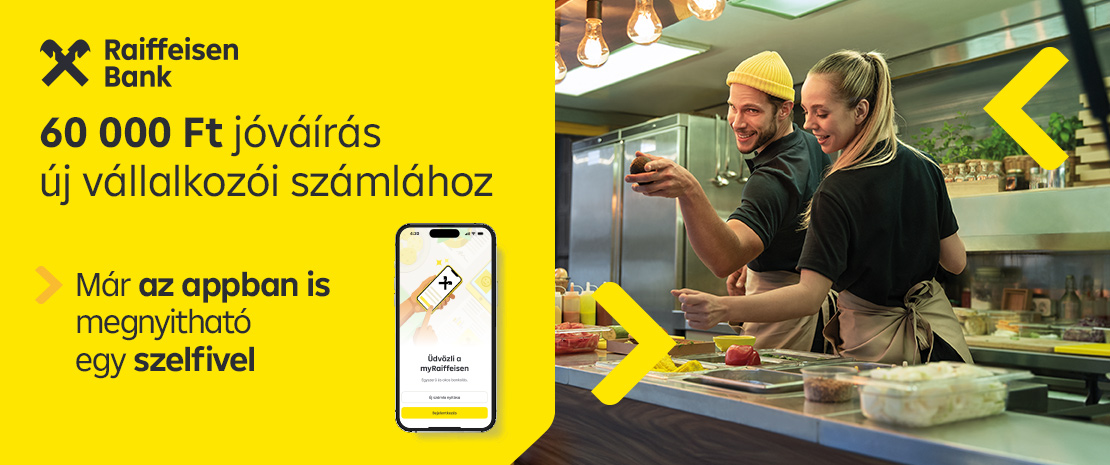 Most megéri Vállalkozói Számlát váltani - 60 000 Ft jóváirással - havidíjmentes POS terminállal 6 hónapig